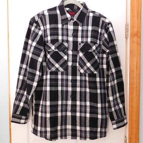 NEW Five Brother Flannel Brawny Extra Heavyweight Plaid Shirt Men’s Medium - Picture 8 of 8